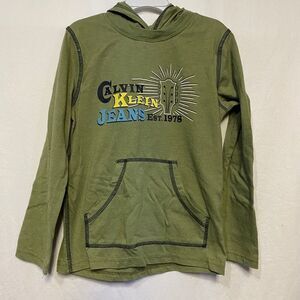 Calvin Klein Long Sleeve Hooded Shirt
